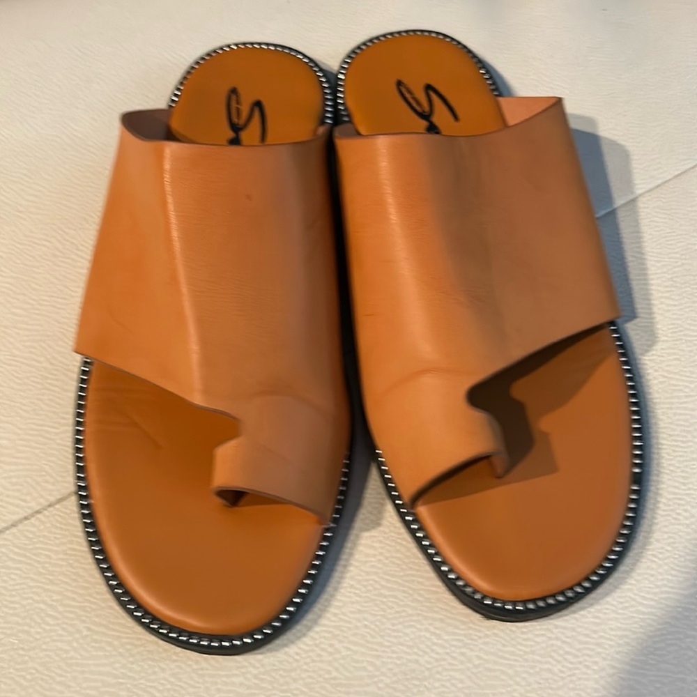 Seven St Germaine Women’s Sandals 8 Slip On Slides Flats Studded Casual Everyday